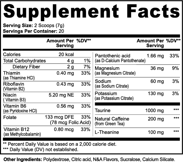 Energy Powder (Lychee Splash Energy)